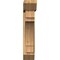 Ekena Millwork Merced Slat Rough Sawn Bracket w/ Offset Brace, Western Red Cedar, 8"W x 32"D x 40"H BKT0806X32X40MRC06RWR - alternate 3